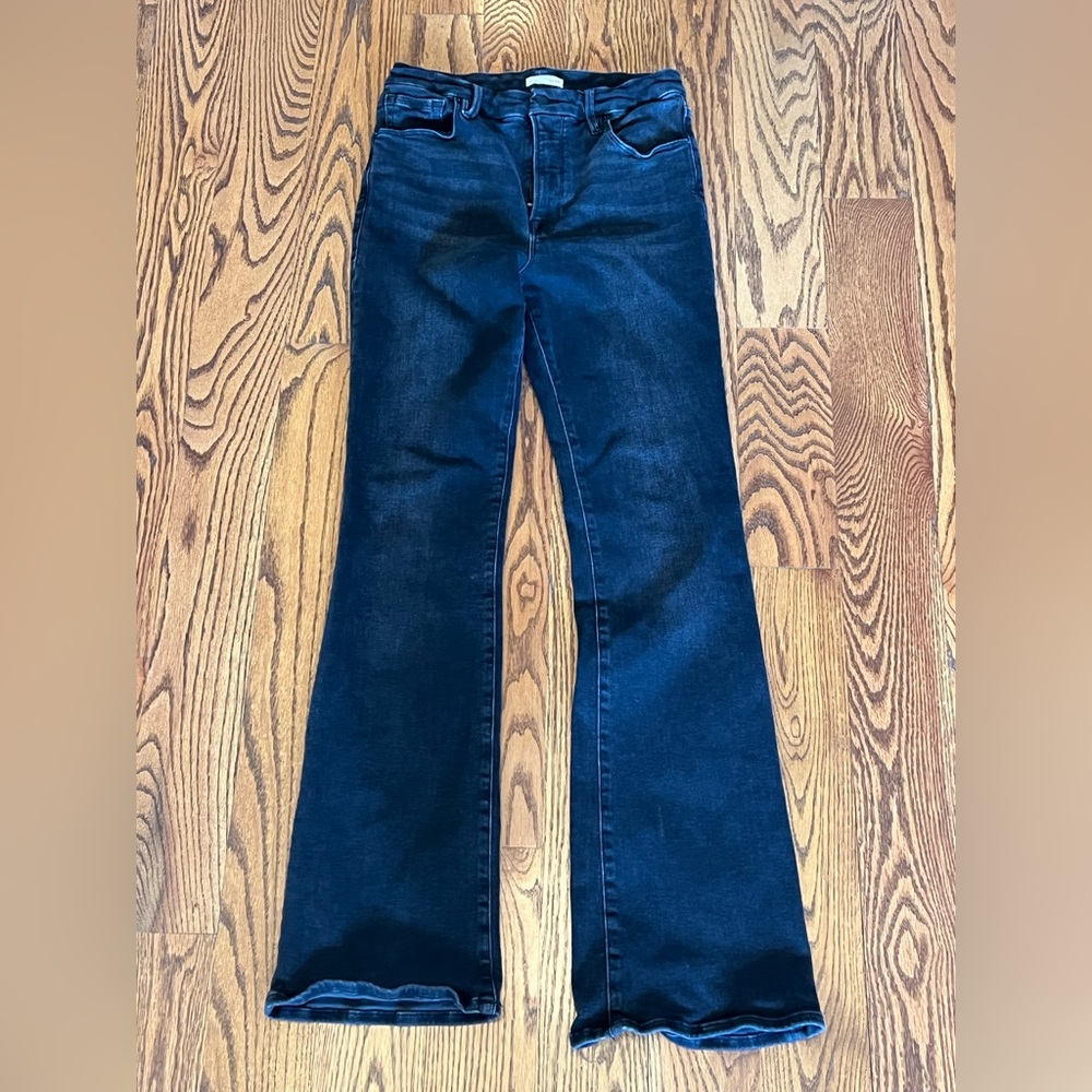Good American Classic Bootcut Jeans in Black- Size 29 - Picture 5 of 10